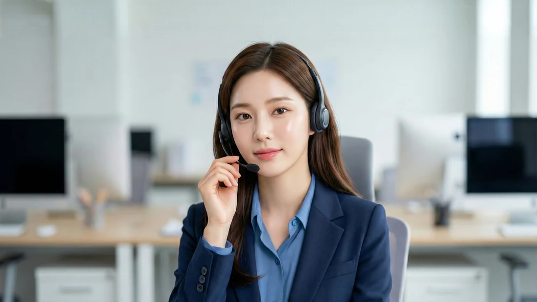 SK 소액결제 미납 반영 시점을 안내하는 상담원